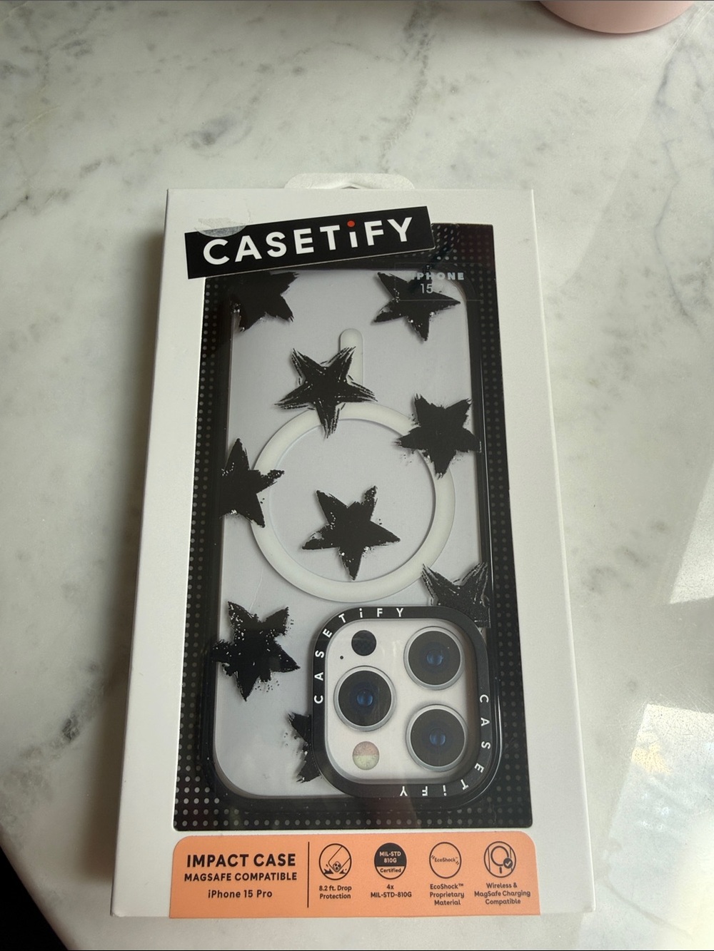 Brand New Black Star Impact MagSafe-Compatible Case